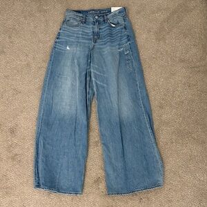 American Eagle Outfitters Dreamy Drape High-Rise Ultra Wide Leg